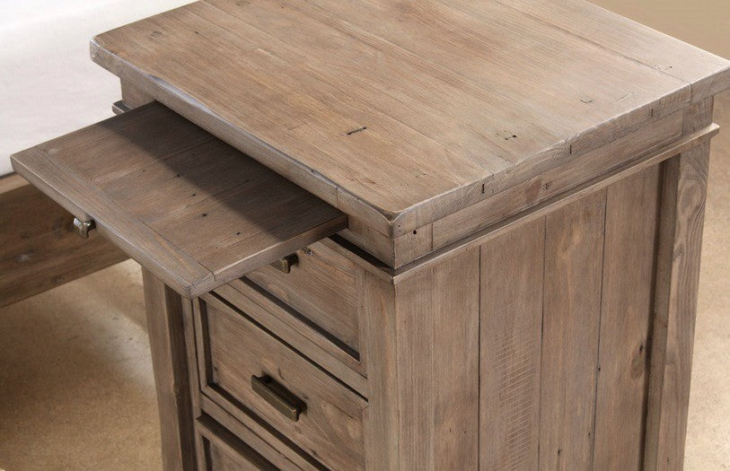 Settler Bedside Table in Sundried Ash