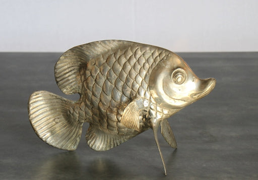 FIG228LA - Hand-Cast Bronze Fish