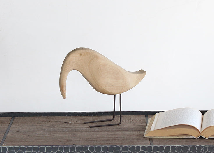 Bleached Bird Figurine - Cleared Décor
