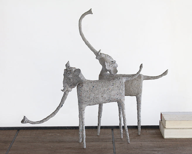 Trunk Up Elephant Statue - Cleared Décor