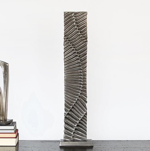 Abstract Metal Floor Sculpture - Cleared Décor