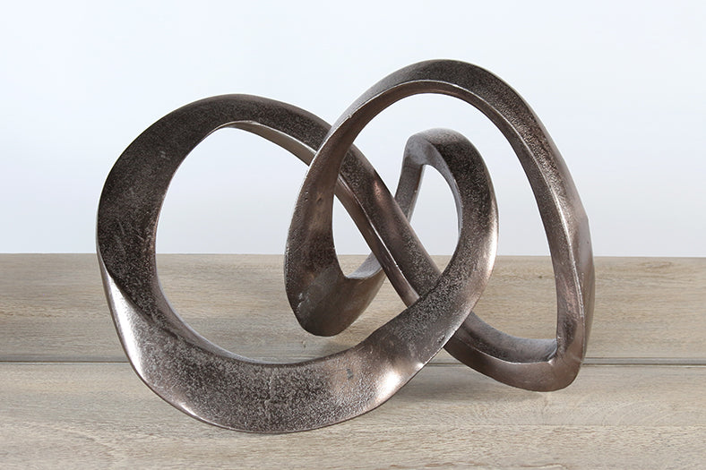 FIG410 - Bronze Infinity Sculpture 