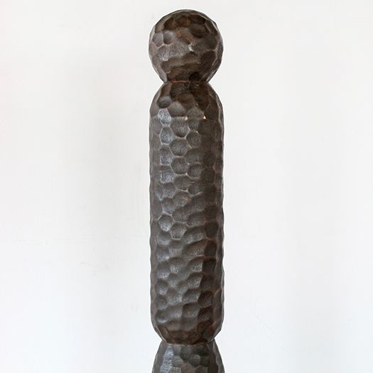 68"H Primitive Totem Sculpture - Cleared Décor