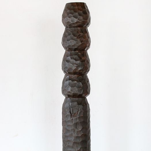 73" H Primitive Totem Sculpture - Cleared Décor