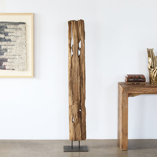 Tall Driftwood Sculpture - Cleared Decor