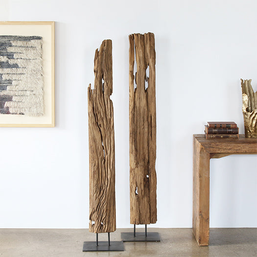 Tall Driftwood Sculpture - Cleared Decor