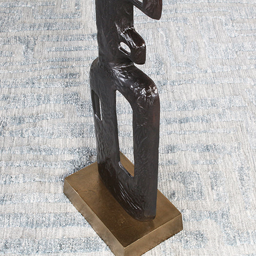 57" High Bronze Abstract Sculpture - Cleared Decor