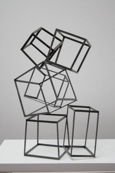 Open Staggered Iron Block Figure - Cleared Décor