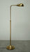 Adjustable Brass Pharmacy Floor Lamp