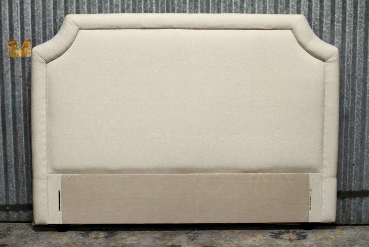 Contemporary Linen Queen Headboard