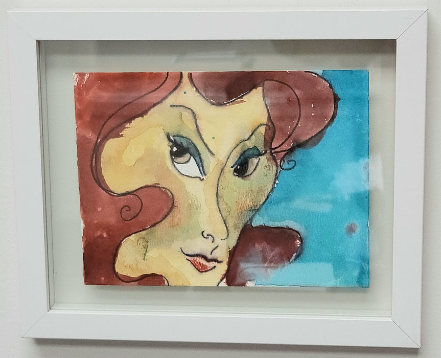 Femme Fatale Watercolor 11W x 9H - Clèared