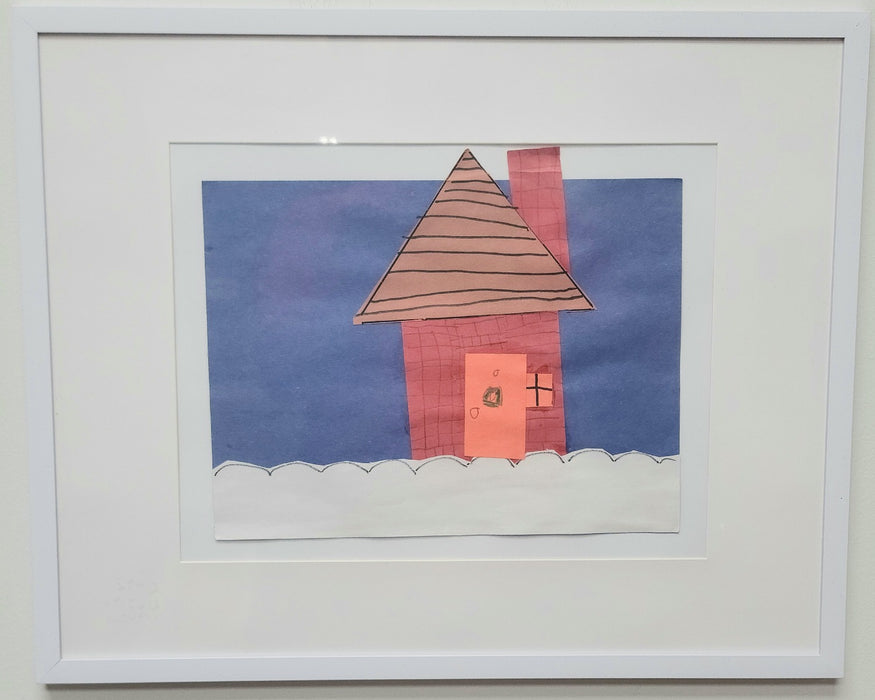 Red House On A Blue Day 20W x 16H - Clèared