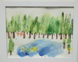 Willow's Pond 8.5W x 11H - Clèared