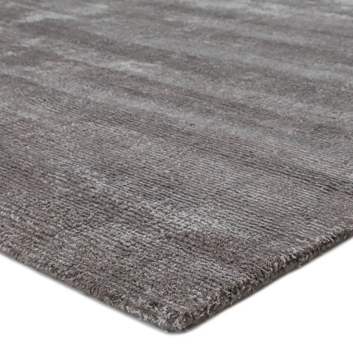 8' x 10' Handwoven Shimmer Rug in Gray w/ Silver Accents