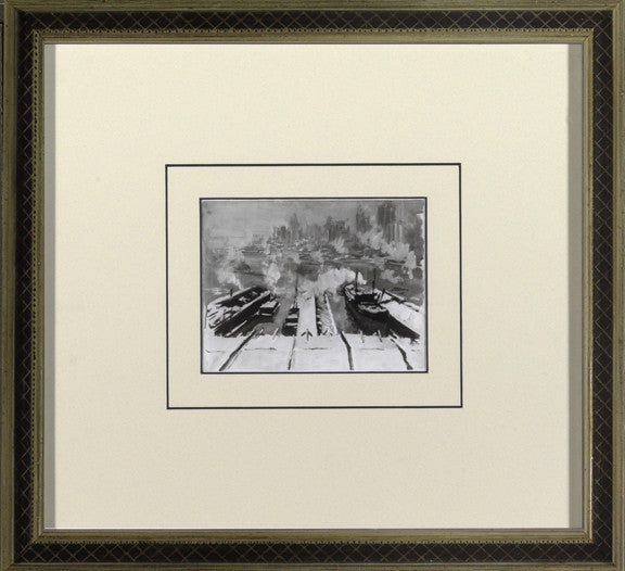 New York Study IV 18W x 16H