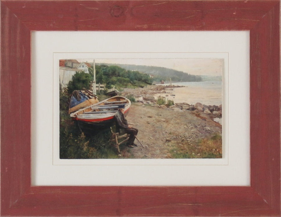 The Old Fisherman 22.5W x 17.5H