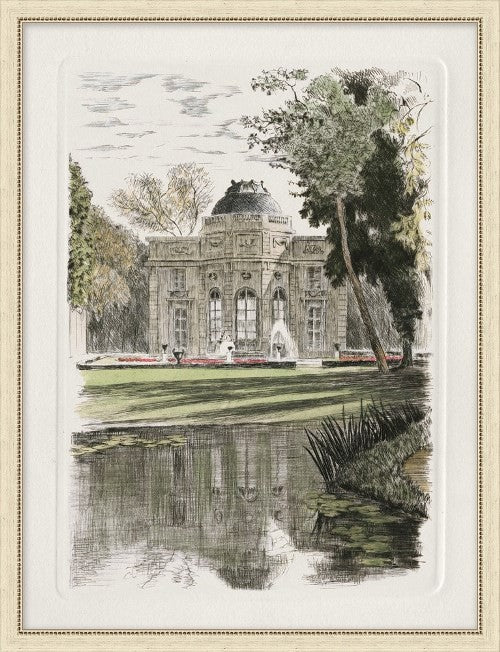 LAND618ATL Parisian Etching Collection 4 16.5W x 21.5H
