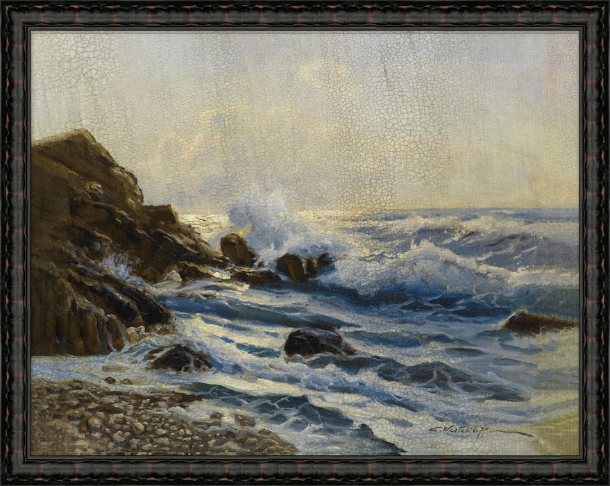 Maine Seascape 29.5W X 23.5 H