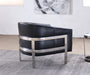 LC04ATL - Mitchell Gold Avery Chair in Black Leather 