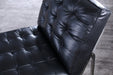 Mitchell Gold Major Chair in Black Leather