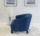 LC38ATL- Glover Chair in Blue Upholstery