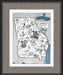 MAP101ATL  Illustrated Map of Georgia 21.5W x 26H