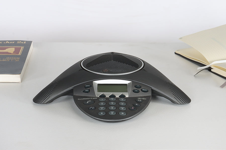Black Office Conference Phone