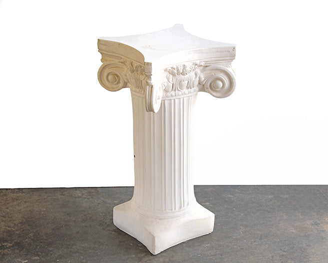 White Column Display Pedestal