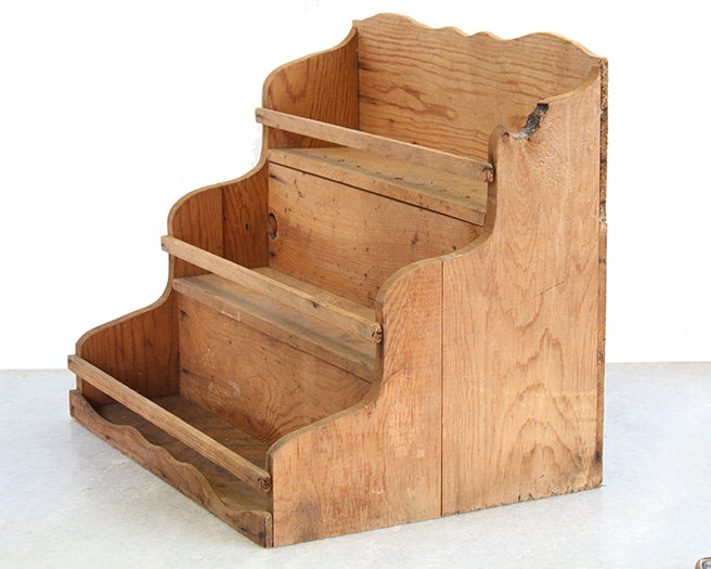 Vintage Wood Display Rack