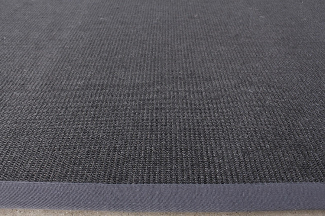 9' X 12' Chocolate Gray Sisal Rug