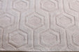 8' x 10' Cream Hand-tufted Wool Pattern Rug