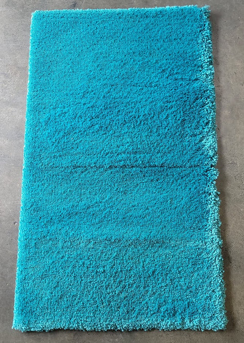 2'9" X 4'7" Teal Shag Rug