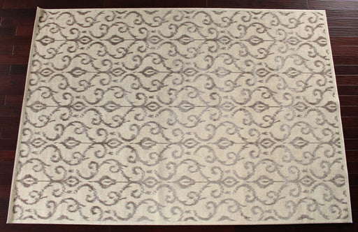 RUG211LA - 7'10" Azeri III Rug in Cream and Gray