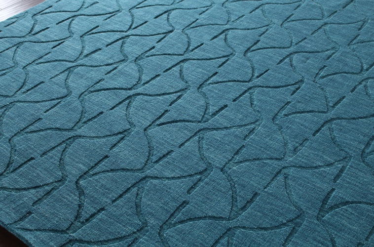 RUG228LA - 8' x 11' Soma Rug in Teal Detail