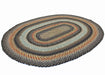 RUG26ATL - 5.5' x 7.5' Braided Oval Rug