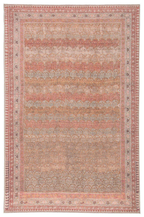 9' x 12" Rug in Tandoori Stripes