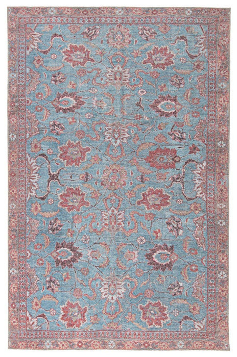 9' x 12' Floral Rug Provincial Blue