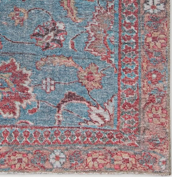 9' x 12' Floral Rug Provincial Blue