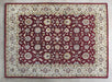 RUG87ATL - 8 x 10 Brick Red and Taupe Traditional Indian Rug