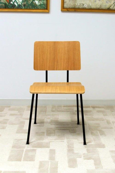 School Chair in Natural Oak