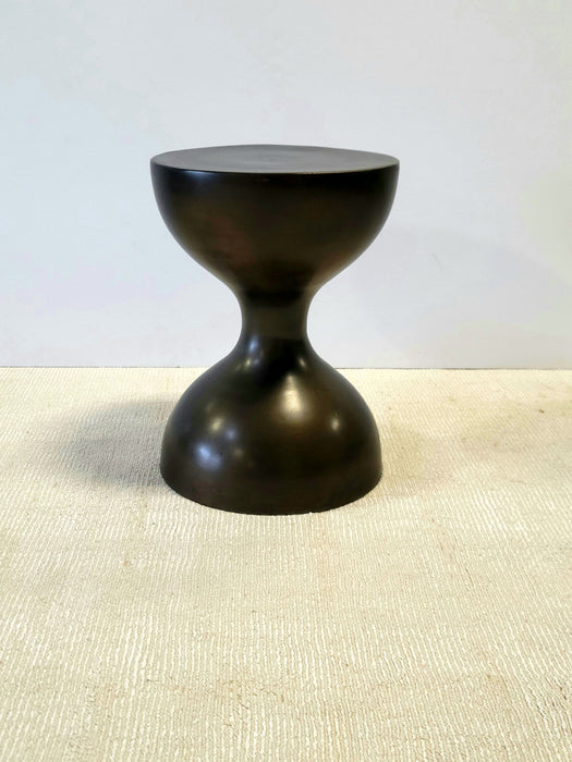 Antique Brass Hourglass Stool