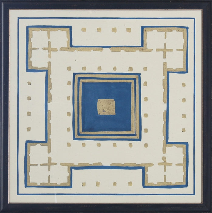 Garden in Gold 1 32.5W x 32.5H