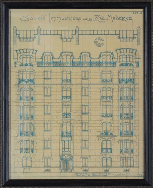 STILL707LA - Parisian Façade 33W x 27H