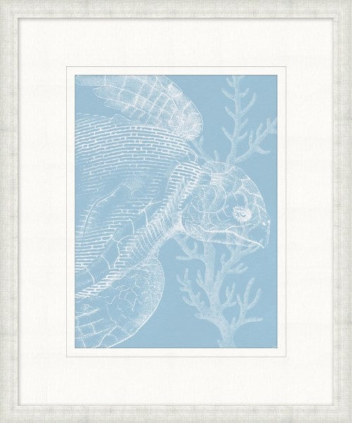 STILL764ATL Graphic Ocean Collection 7 19.5W x 23.5H