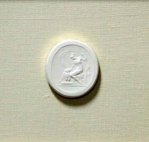 Jupiter in the Form of an Owl at the Feet of Juno 17W x 21H