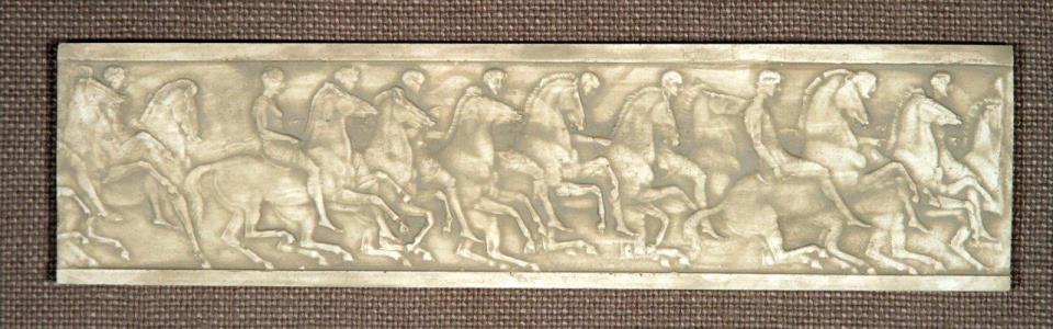 Achaen Warriors Riding to Troy 18W x 11H