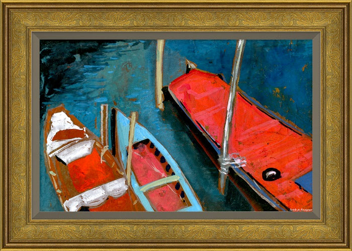 Isabelle in Venice - Gondolas 28W x 20H