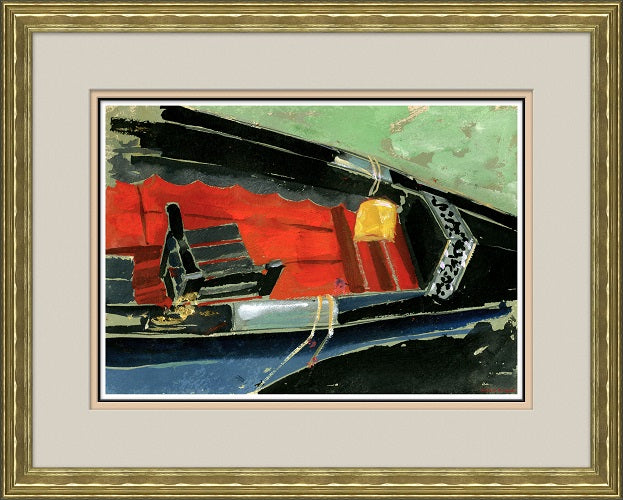 Isabelle in Venice - Gondola, Detail 30W x 24H