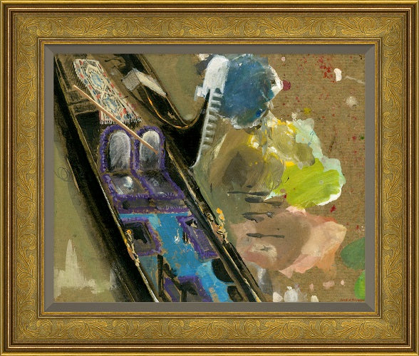Isabelle in Venice - Gondola Detail 26.5W x 22.5H