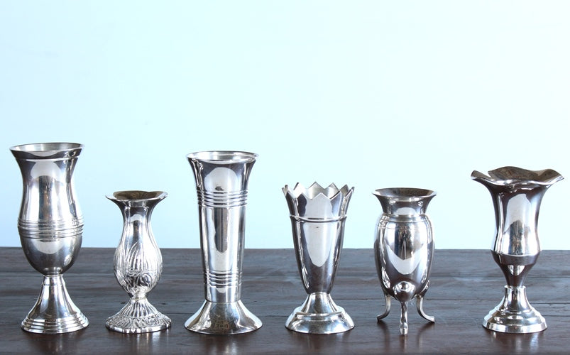 Set of 6 Queen Anne's Vases